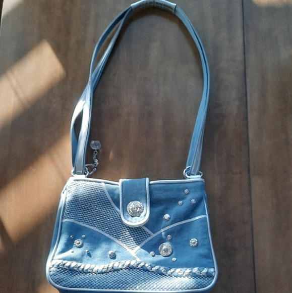 Warren Reed Denim/Silver Bag - Picture 6 of 16
